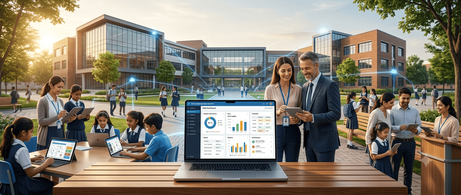 Smart Campus School Safety System with RFID Tracking